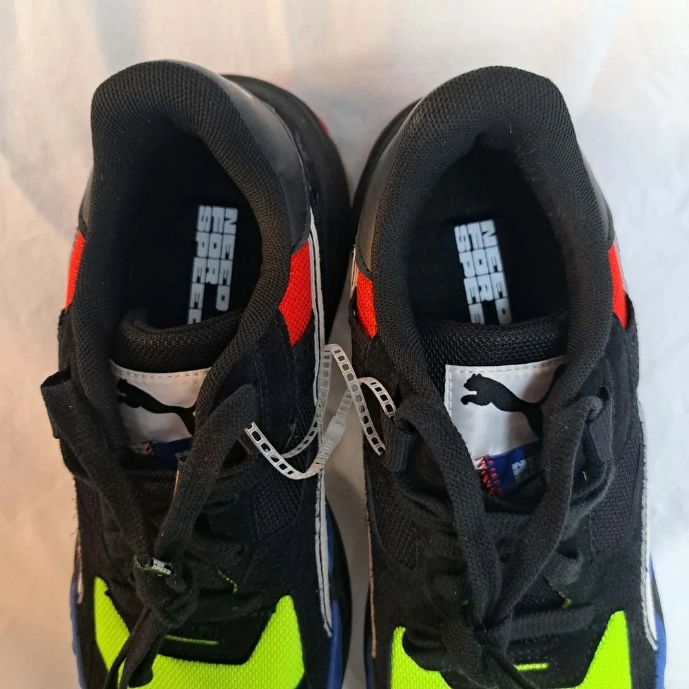 Puma Men's RS-TRCK x NFS (Need For Speed) Sneakers Black 307691 01 Size 9